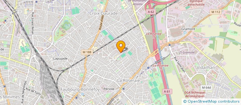 localisation de l'entreprise MADAME CHARLENE GALAI  TOULOUSE