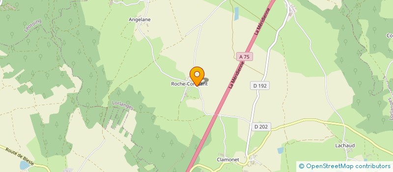 localisation de l'entreprise MADAME CHARLENE GALLAMBRE  LORLANGES