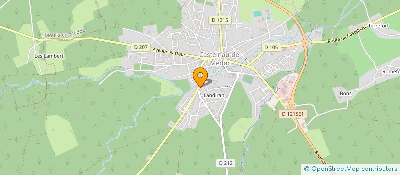 localisation de l'entreprise MADAME CHARLENE GARRIGOU  CASTELNAU-DE-MEDOC