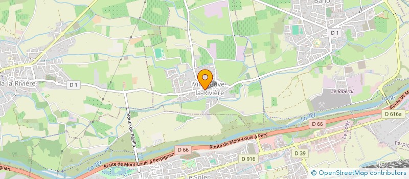 localisation de l'entreprise MADAME CHARLENE GAUBERT  VILLENEUVE-LA-RIVIERE