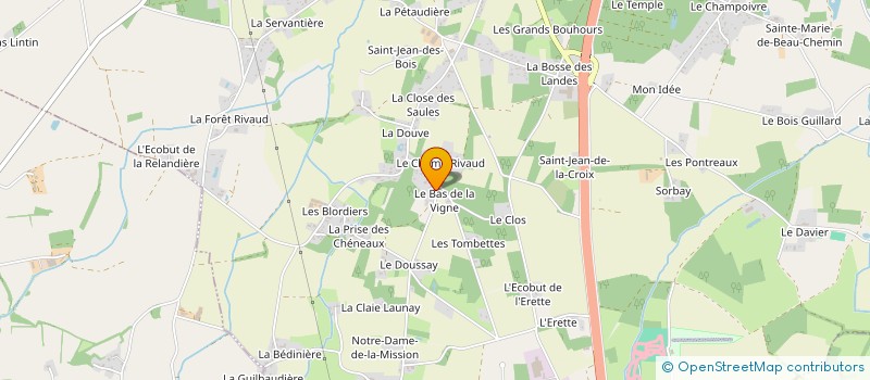 localisation de l'entreprise MADAME CHARLENE GERARD  NORT-SUR-ERDRE