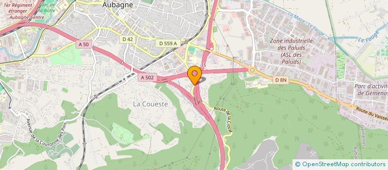 localisation de l'entreprise MADAME CHARLENE GERMAIN à AUBAGNE