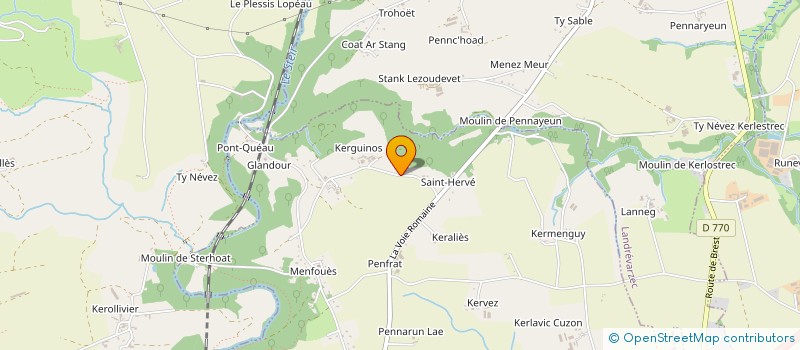 localisation de l'entreprise MADAME CHARLENE GIBOT à QUIMPER