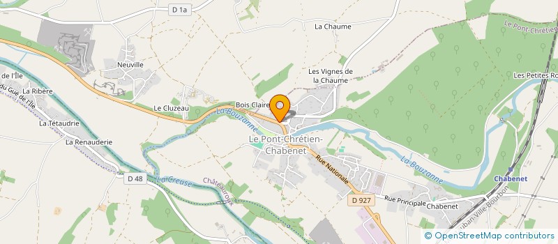 localisation de l'entreprise MADAME CHARLENE GOES à LE PONT-CHRETIEN-CHABENET