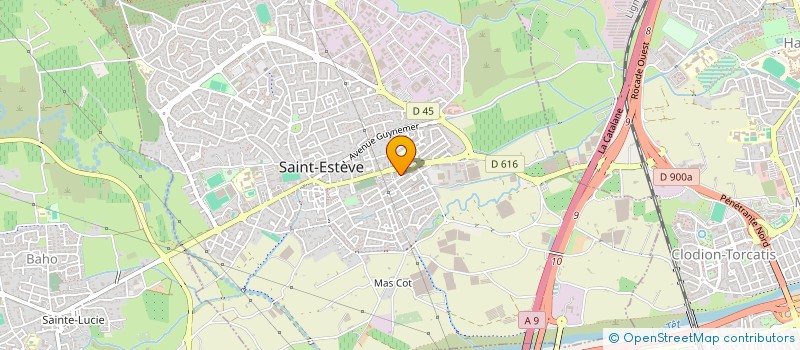 localisation de l'entreprise MADAME CHARLENE GONZALEZ-TEMPLIER-BAUDIN  PERPIGNAN