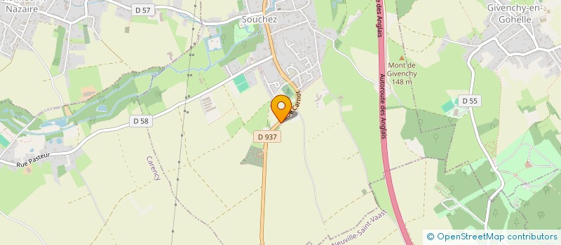 localisation de l'entreprise MADAME CHARLENE GOULLIART  NEUVILLE-SAINT-VAAST