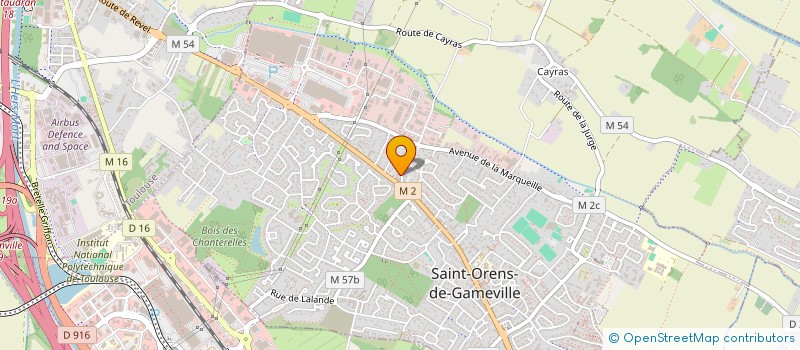 localisation de l'entreprise MADAME CHARLENE GRABIE  SAINT-ORENS-DE-GAMEVILLE