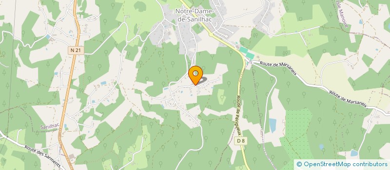 localisation de l'entreprise MADAME CHARLENE GRANGER  SANILHAC