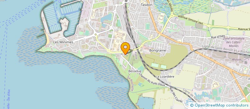 localisation de l'entreprise MADAME CHARLENE GRASSET  LA ROCHELLE