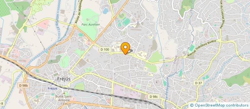 localisation de l'entreprise MADAME CHARLENE GUERIN à FREJUS