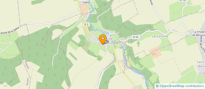 localisation de l'entreprise MADAME CHARLENE GUILLERME  AUZOUVILLE-SUR-SAANE