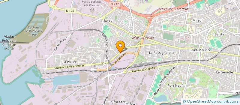 localisation de l'entreprise MADAME CHARLENE HAMON  LA ROCHELLE