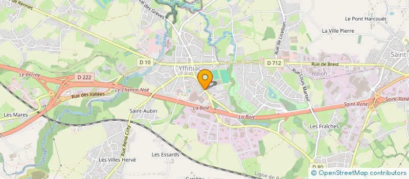 localisation de l'entreprise MADAME CHARLENE HAMON  YFFINIAC