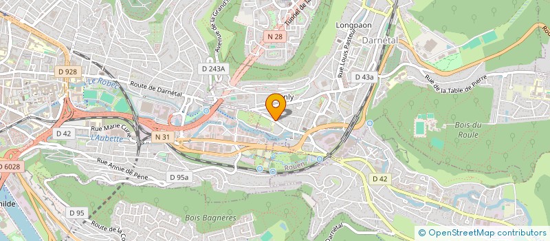 localisation de l'entreprise MADAME CHARLENE HEUZE  DARNETAL