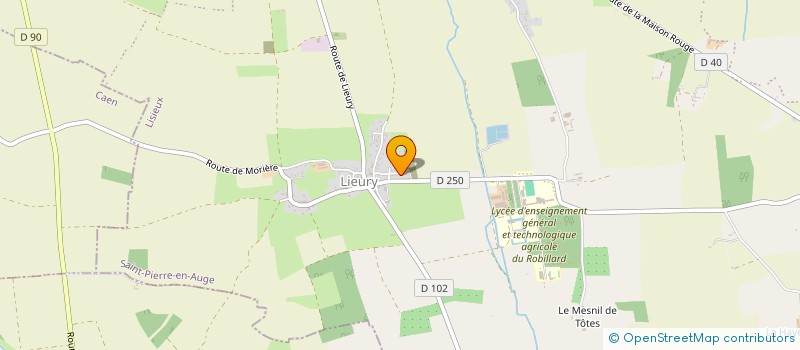 localisation de l'entreprise MADAME CHARLENE HEUZE  SAINT-PIERRE-EN-AUGE