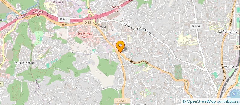 localisation de l'entreprise MADAME CHARLENE HUARD  ANTIBES
