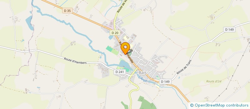 localisation de l'entreprise MADAME CHARLENE HUMBERT à BAIS