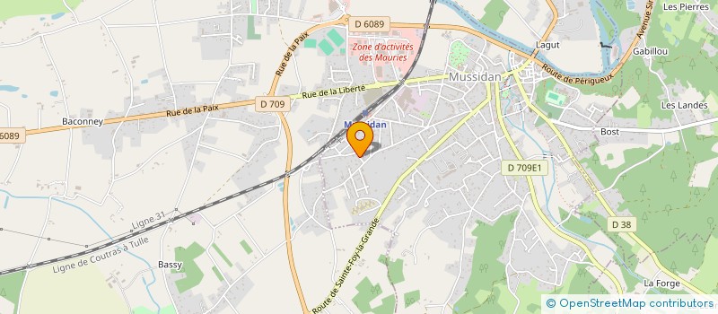 localisation de l'entreprise MADAME CHARLENE IDIER  MUSSIDAN