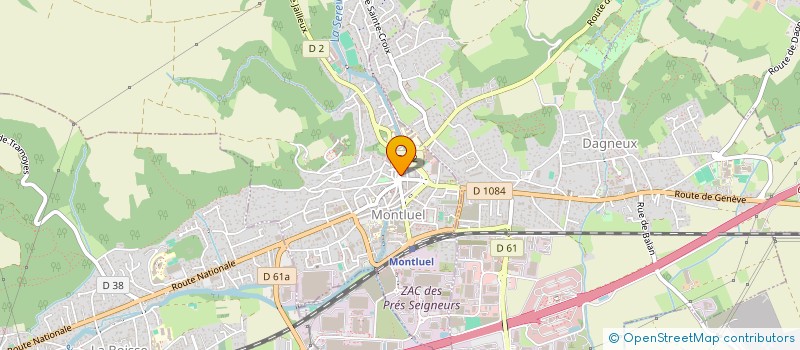 localisation de l'entreprise MADAME CHARLENE ISTE  MONTLUEL