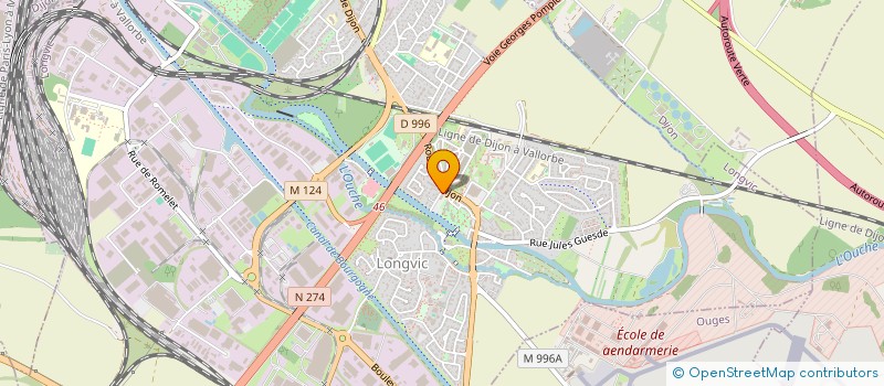 localisation de l'entreprise MADAME CHARLENE JACQUES  TOURNUS