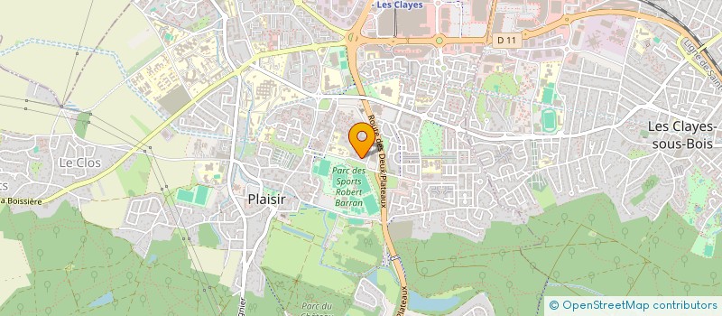 localisation de l'entreprise MADAME CHARLENE JOAO à PLAISIR