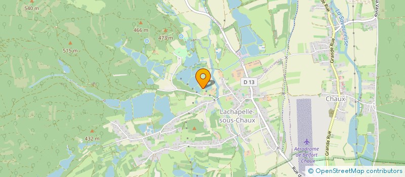 localisation de l'entreprise MADAME CHARLENE JOLIAT à LACHAPELLE-SOUS-CHAUX