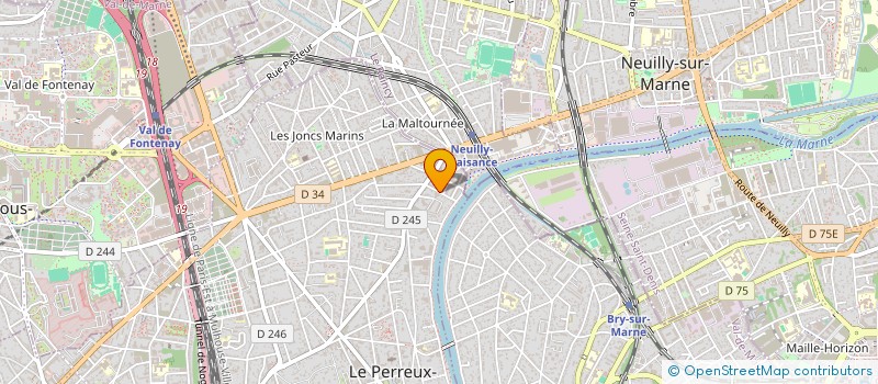 localisation de l'entreprise MADAME CHARLENE JORION  LE PERREUX-SUR-MARNE