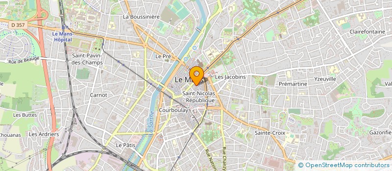 localisation de l'entreprise MADAME CHARLENE JOUY  LE MANS