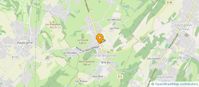 localisation de l'entreprise MADAME CHARLENE JUSSI  BRIE-ET-ANGONNES