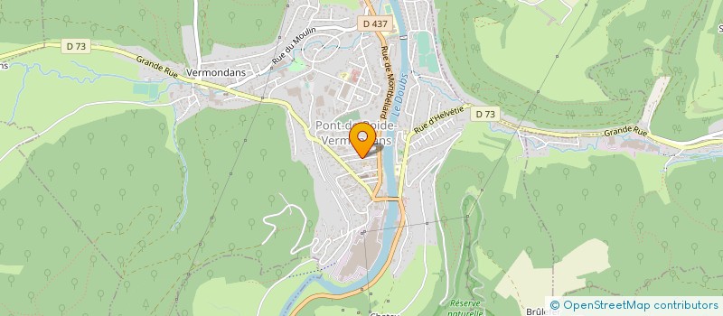 localisation de l'entreprise MADAME CHARLENE KELSCH  PONT-DE-ROIDE-VERMONDANS