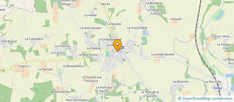 localisation de l'entreprise MADAME CHARLENE KERGOSIEN  DINGE