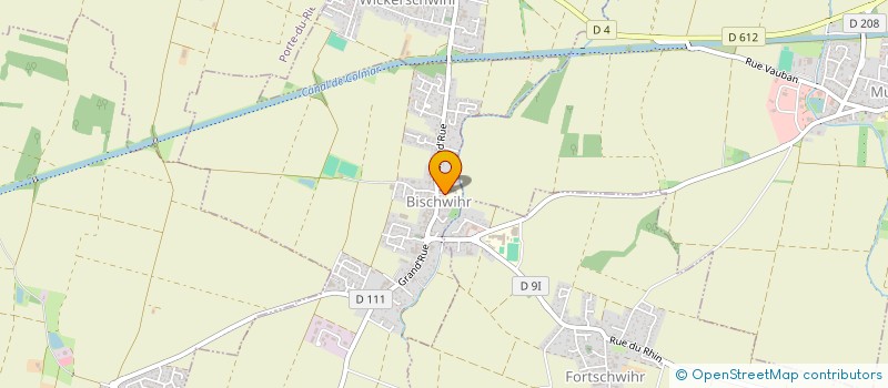 localisation de l'entreprise MADAME CHARLENE KRETZ  BISCHWIHR