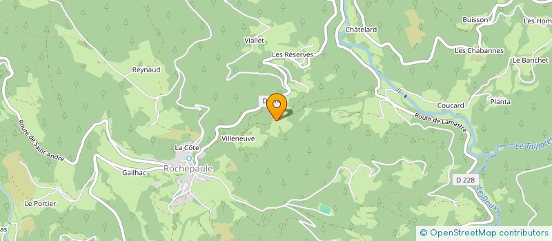 localisation de l'entreprise MADAME CHARLENE LAFAURIE  ROCHEPAULE