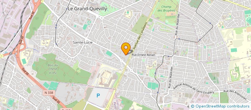 localisation de l'entreprise MADAME CHARLENE LAGRUE  LE GRAND-QUEVILLY