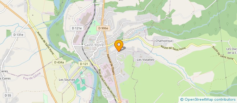 localisation de l'entreprise MADAME CHARLENE LALLEMAND  SAINT-YORRE