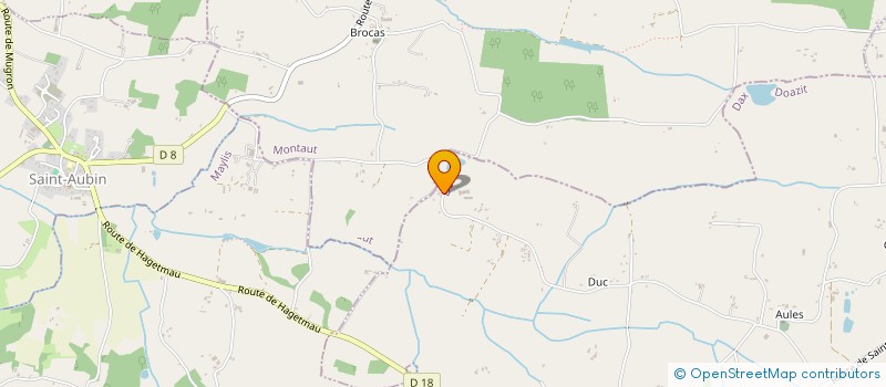 localisation de l'entreprise MADAME CHARLENE LAMAGNERE  DOAZIT