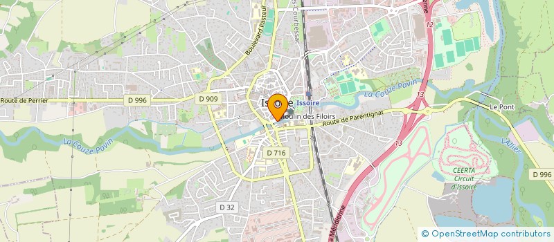 localisation de l'entreprise MADAME CHARLENE LAMBERT  ISSOIRE