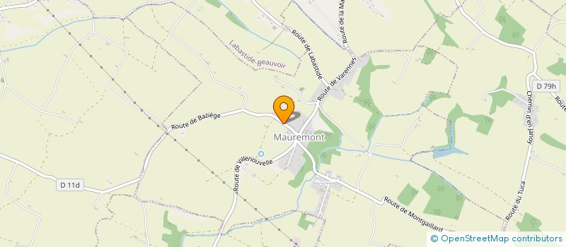 localisation de l'entreprise MADAME CHARLENE LATCHE  MAUREMONT