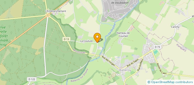 localisation de l'entreprise MADAME CHARLENE LAVIEILLE  BALLEROY-SUR-DROME