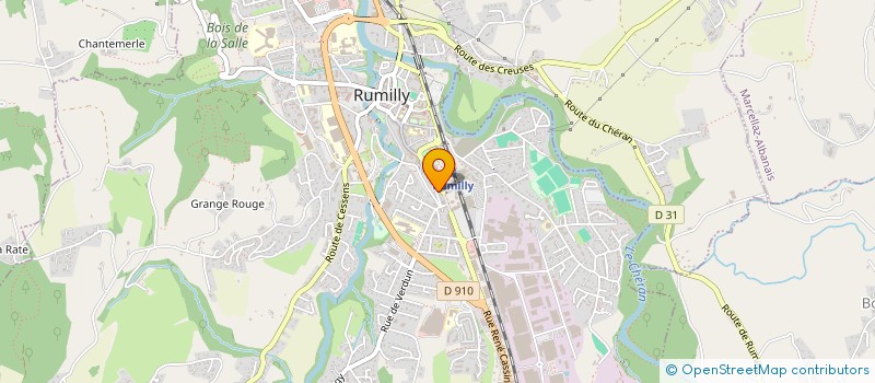 localisation de l'entreprise MADAME CHARLENE LE BOURGEOIS  RUMILLY