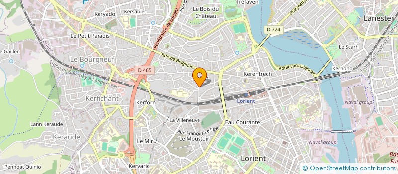 localisation de l'entreprise MADAME CHARLENE LE GOFF  LORIENT