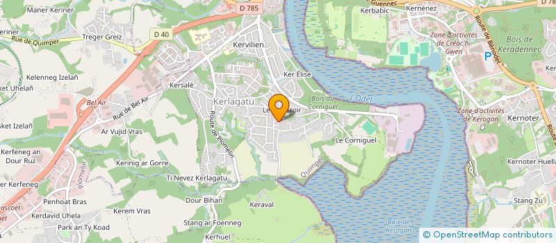 localisation de l'entreprise MADAME CHARLENE LE NAY  QUIMPER