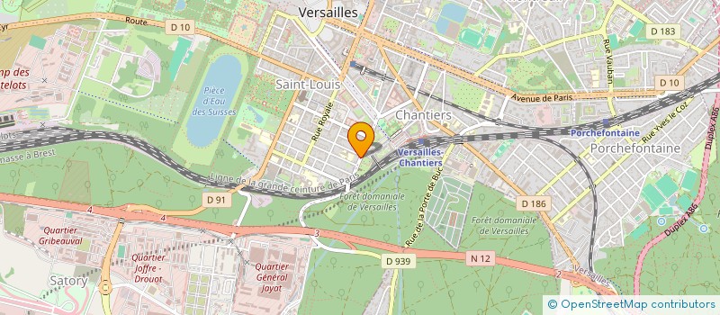 localisation de l'entreprise MADAME CHARLENE LE VACON à VERSAILLES