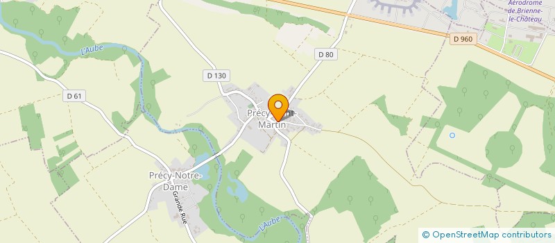 localisation de l'entreprise MADAME CHARLENE LECLERC  PRECY-SAINT-MARTIN