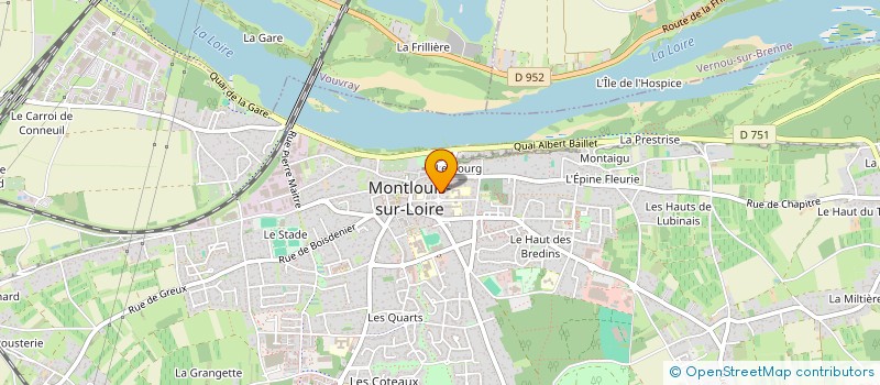 localisation de l'entreprise MADAME CHARLENE LEDOUX  MONTLOUIS-SUR-LOIRE