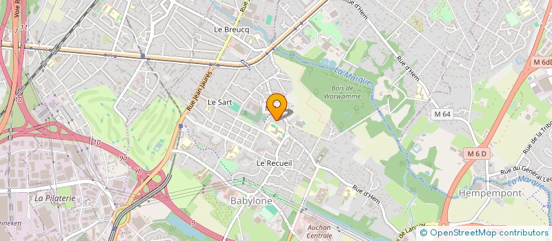 localisation de l'entreprise MADAME CHARLENE LEFEBVRE à VILLENEUVE-D'ASCQ