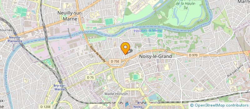 localisation de l'entreprise MADAME CHARLENE LEGER  NOISY-LE-GRAND