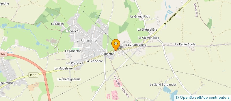 localisation de l'entreprise MADAME CHARLENE LEGROS à TALMONT-SAINT-HILAIRE