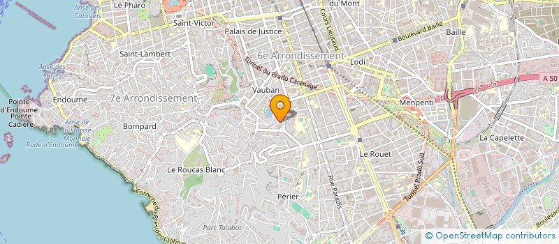 localisation de l'entreprise MADAME CHARLENE LEMAIRE  MARSEILLE