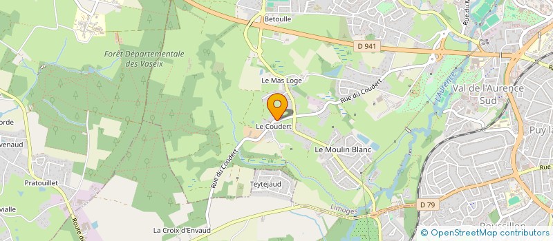 localisation de l'entreprise MADAME CHARLENE LEROY à LIMOGES